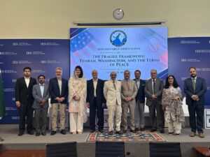 IRS diplomats and regional experts discuss Iran-US peace negotiations and regional stability.