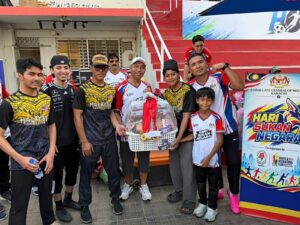 Malaysian Consulate staff, families and students participate in National Sports Day 2026 activities in Karachi.