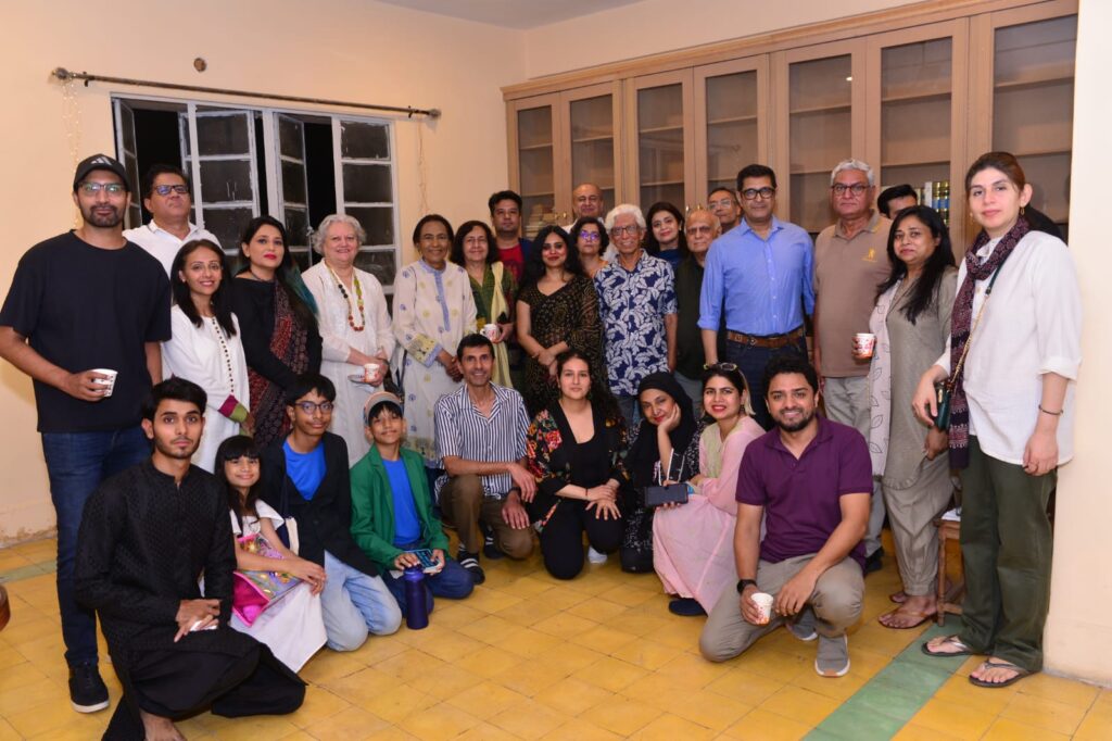 Audience attends the Pakistan premiere of Crones: A Celebration, Joshinder Chaggar’s documentary about ageing and women’s empowerment, at Theakada in Karachi.