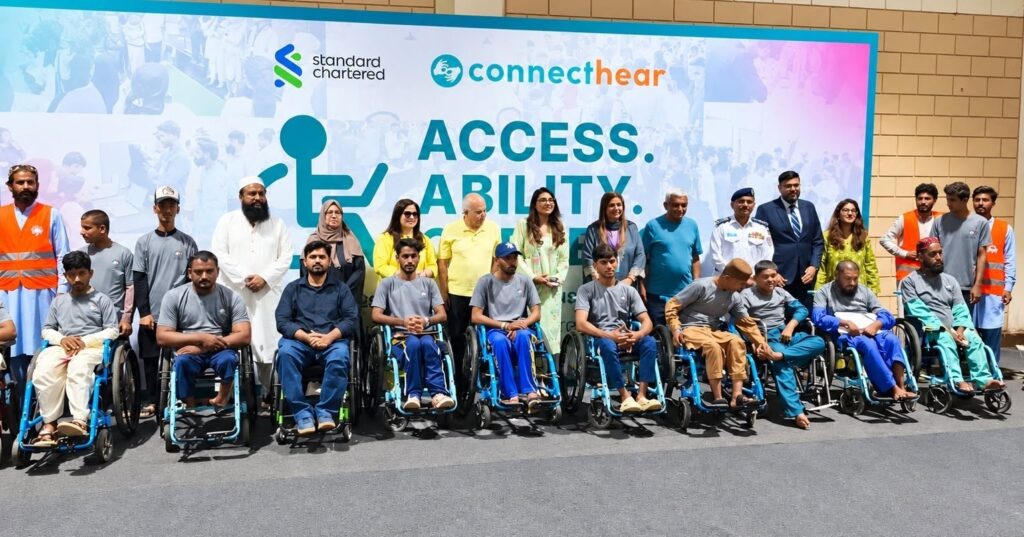 Disability Inclusion career fair organised by SPDPA, DEPD, ConnectHear and Standard Chartered in Karachi