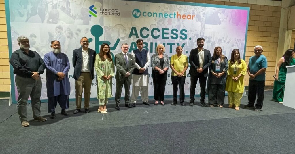 Disability Inclusion career fair organised by SPDPA, DEPD, ConnectHear and Standard Chartered in Karachi