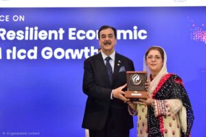 Robeela Bangash, HRDN co-founder and CEO, honoured with the Dukhtaran-e-Pakistan Excellence Award in Islamabad