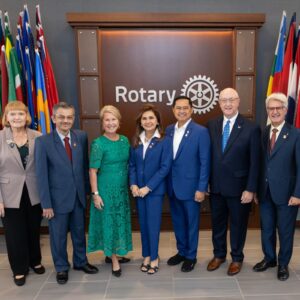 Rotary International celebrates Arch Klumph Society members at One Rotary Center for supporting humanitarian initiatives