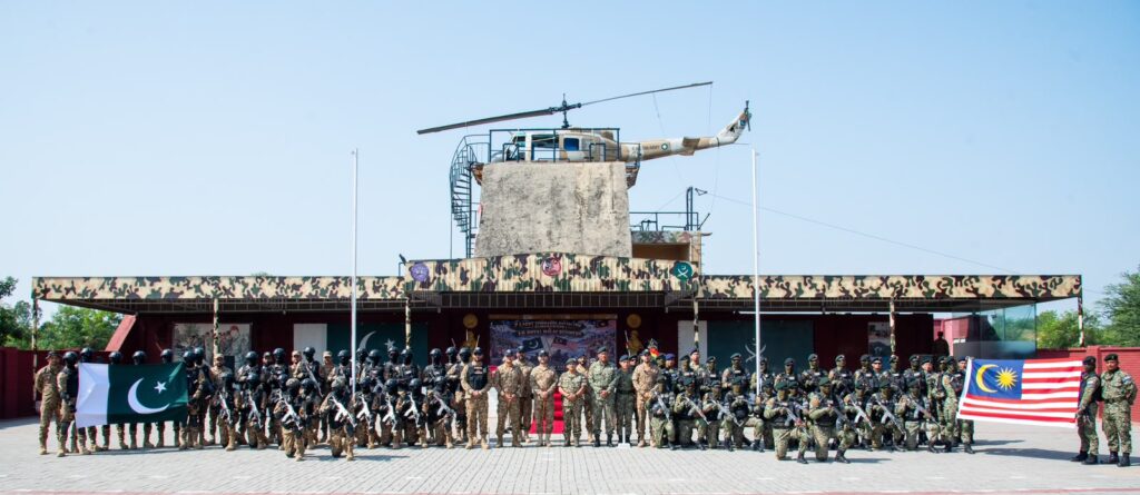 Pakistan-Malaysia joint counter-terrorism exercise Harimau Markhore-IV concludes at the National Counter Terrorism Centre in Pabbi.