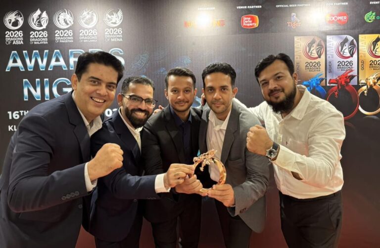 Synergy Group wins Gold and Bronze at Dragons of Asia Awards 2026 in Malaysia.