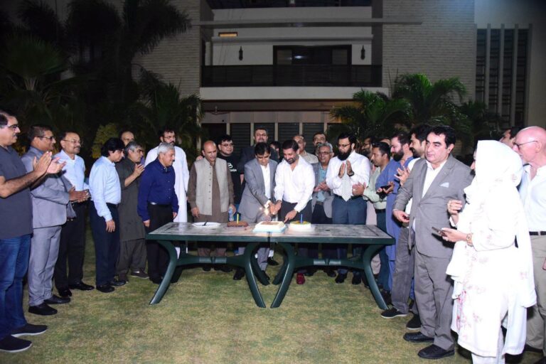 Danish Aman’s birthday celebration attended by Muhammad Iqbal Memon, Additional Chief Secretary Home Sindh.