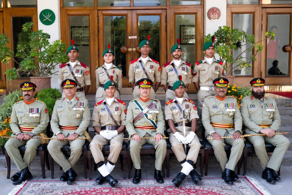 PMA Kakul passing-out parade on October 17, 2026, with General Syed Aamer Raza reviewing graduating cadets.