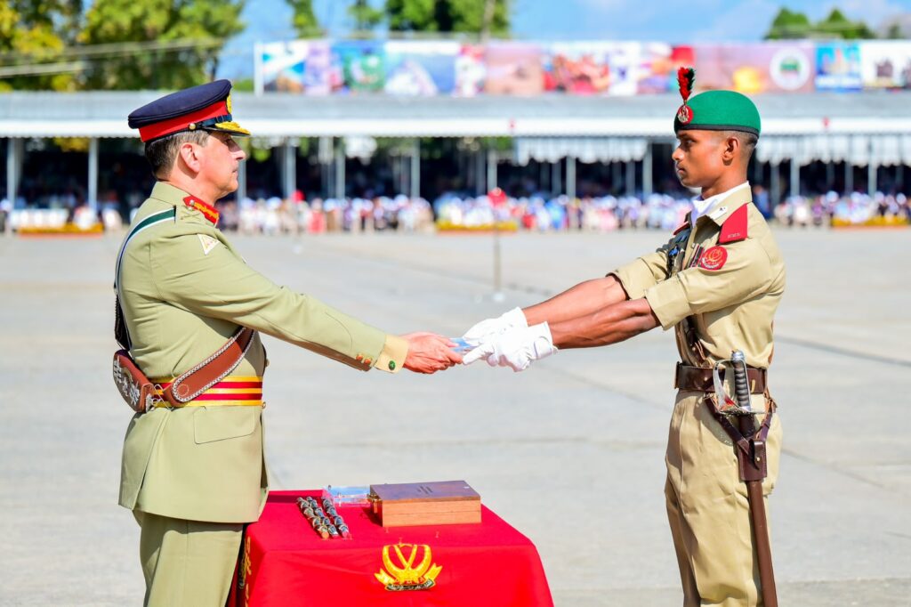 PMA Kakul passing-out parade on October 17, 2026, with General Syed Aamer Raza reviewing graduating cadets.