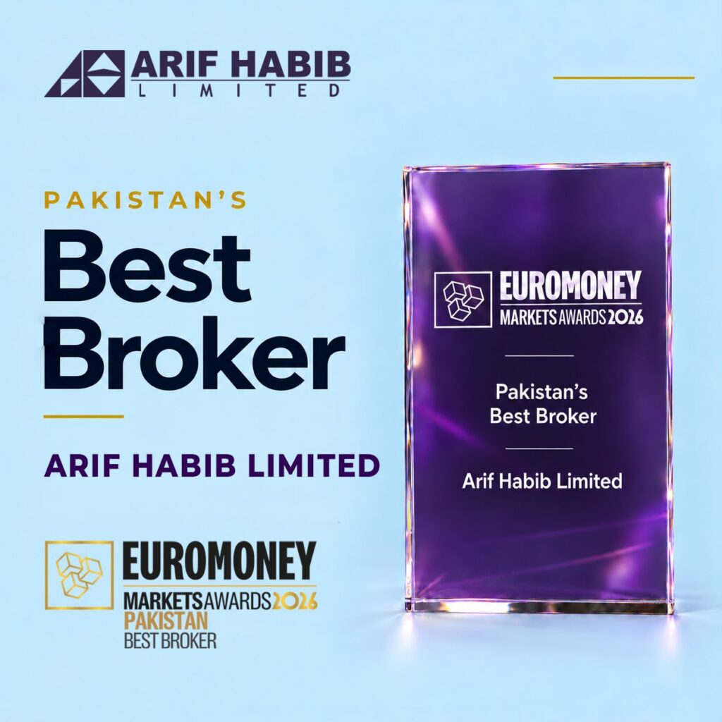 Arif Habib Limited named Pakistan’s Best Broker at the Euromoney Markets Awards 2026.