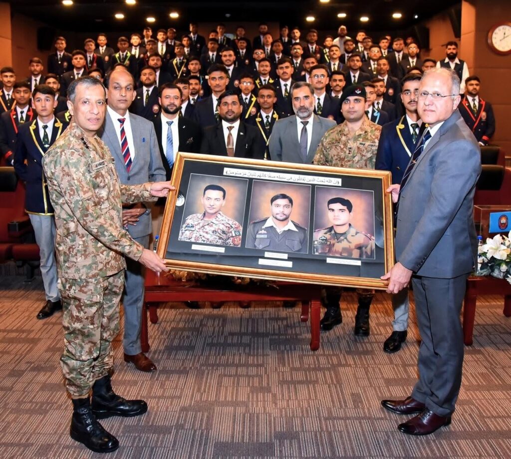 Batrasi Cadets during their visit to ISPR for a special session with the DG ISPR.