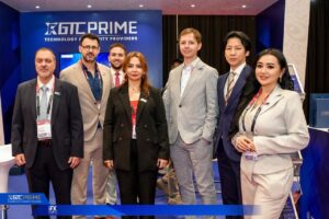 GTCPrime team at iFX Expo Hong Kong 2026 during discussions on global investment and wealth management.
