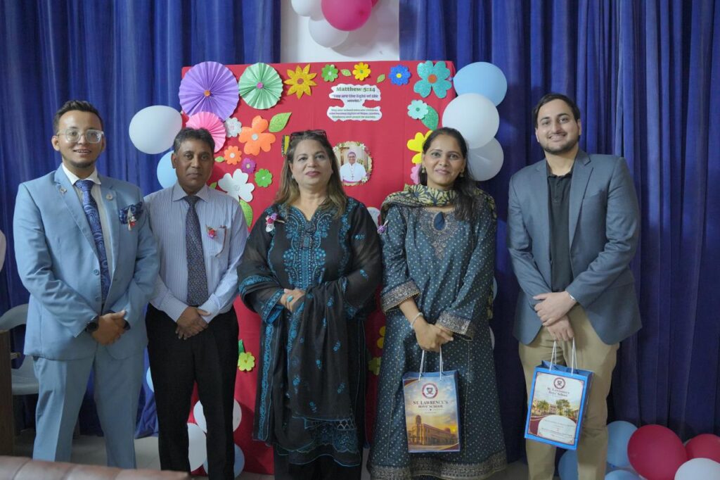 St Lawrence School ceremony featuring academic awards, Archbishop Benny Mario Travas and upgraded educational facilities.