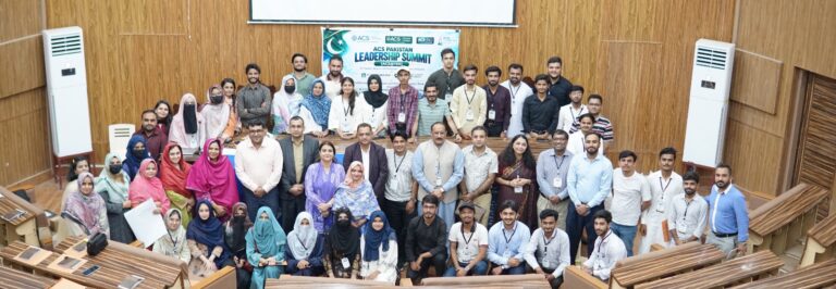 ACS Summit at the University of Karachi promoting laboratory safety, student leadership and chemical sciences collaboration.