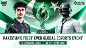 PUBG MOBILE Global Open Season 2 esports tournament in Lahore, Pakistan, featuring international teams.