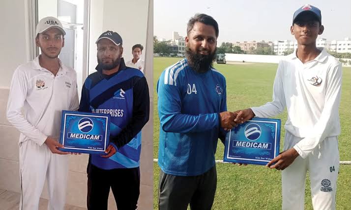 Woodward Trophy Under-17 final between Zone-I Whites and Zone-VI Blues at KCCA Stadium in Karachi.