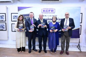 KCFR book launch of Ukraine War by Munir Ahmed at Quaid-e-Azam House Museum in Karachi.