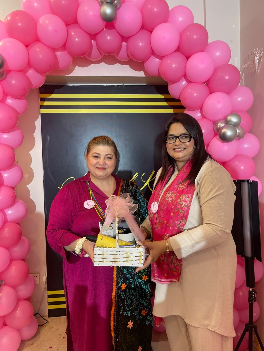 Breast Cancer awareness seminar hosted by Naheed Khan Studio and Sparks Business Club in Karachi.