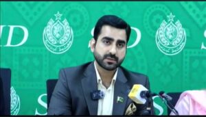 Kashmir Black Day press conference where Sindh government spokesperson Sukhdev Hemnani urges international support for Kashmiris.