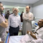 Additional IGP Karachi Visits PEBS Hospital to Check on Injured Police Officer