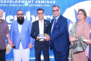 Rotary District 3271 Membership Development Seminar at Beach Luxury Hotel, Karachi.