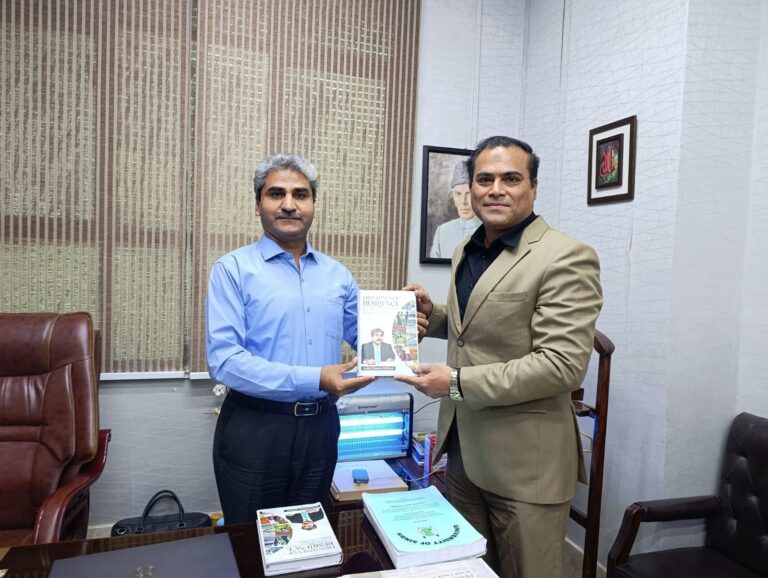 Climate resilience meeting between PRCS Sindh Chairman Rehan Hashmi and Imdad Hussain Siddiqui