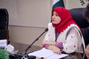 Arabella Bhutto, whose tenure as SABS University Vice-Chancellor has been extended by the Government of Sindh.