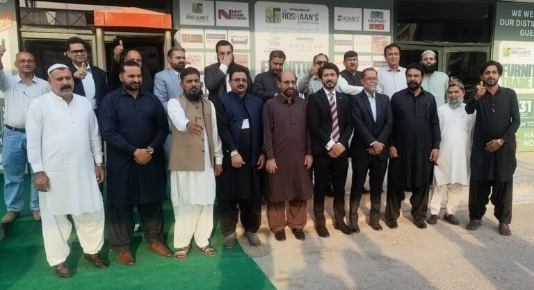 Furniture Trade Show 2026 at Karachi Expo Centre featuring furniture displays and special discounts for visitors.