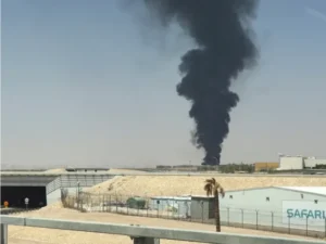 Saudi airport attack in Dammam amid reports of a separate drone interception at the Shaybah oil field.