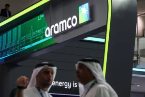 Saudi Aramco administrative complex in Dhahran following a reported missile strike and limited fire.