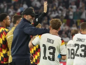 Jurgen Klopp during Germany’s 2-0 win over Serbia