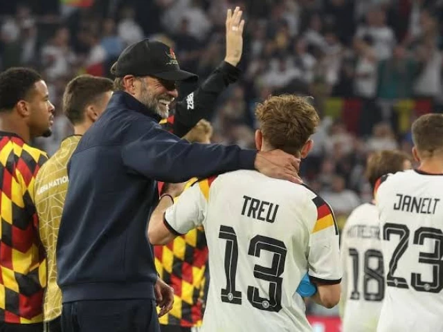 Jurgen Klopp during Germany’s 2-0 win over Serbia
