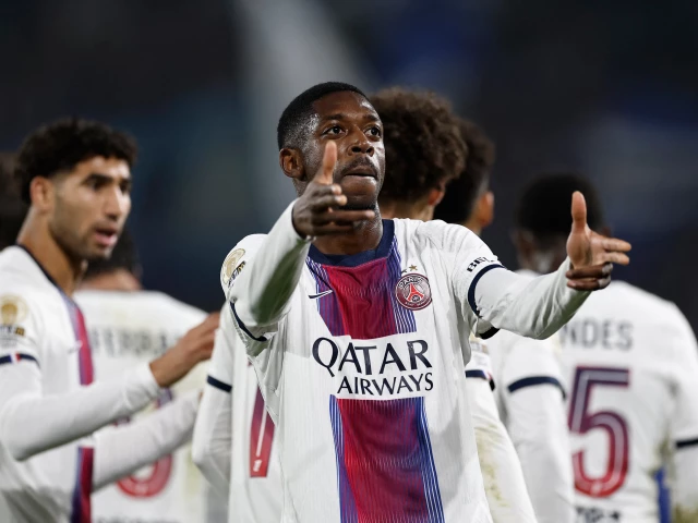 Ousmane Dembele helps PSG beat Strasbourg 3-1 with a goal and an assist in Ligue 1.