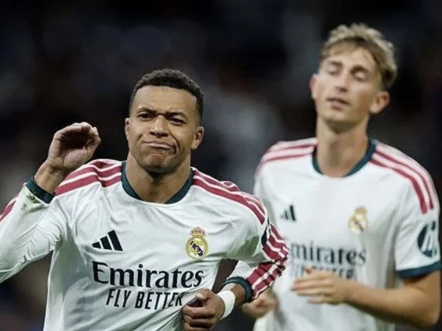 Kylian Mbappe scores twice as Real Madrid defeat Sevilla 4-1 in La Liga.