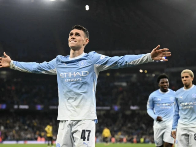 Phil Foden scores a hat-trick for Manchester City in their 5-1 Champions League win over AEK Athens.