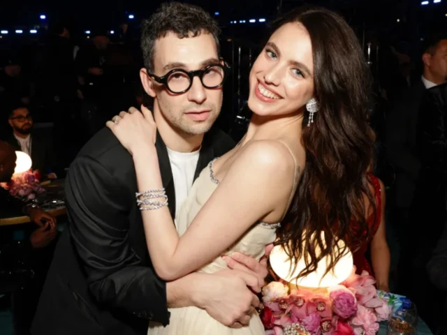 Margaret Qualley and Jack Antonoff, whose reported divorce filing follows their separation in July.