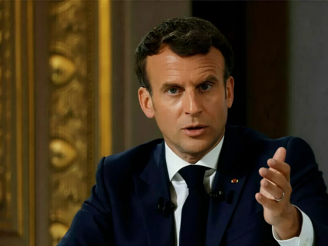 French President Emmanuel Macron and Interior Minister Laurent Nunez amid reports of protests and looting across France.